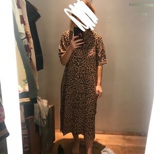 Anthropologie McKenzie Mock Neck Tunic Dress